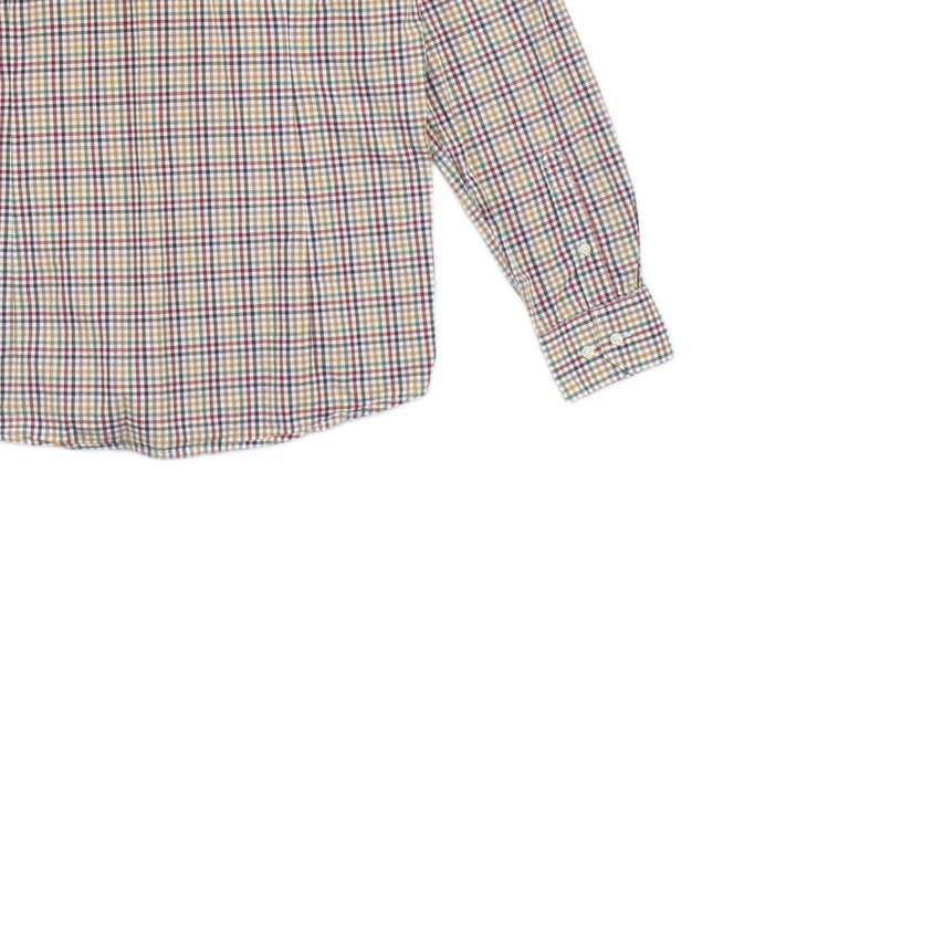 Mens Check Shirt Tailored Plaid