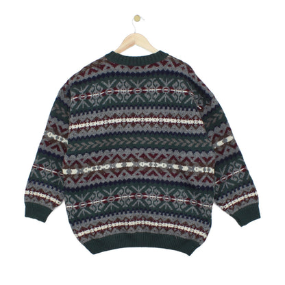 Mens Fair Isle Jumper Uk Made Wool