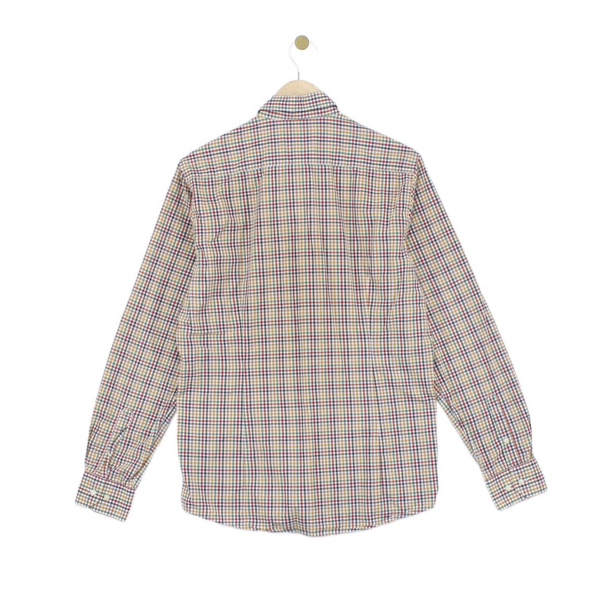Mens Check Shirt Tailored Plaid