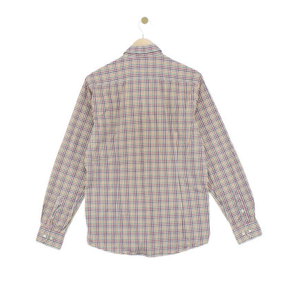 Mens Check Shirt Tailored Plaid