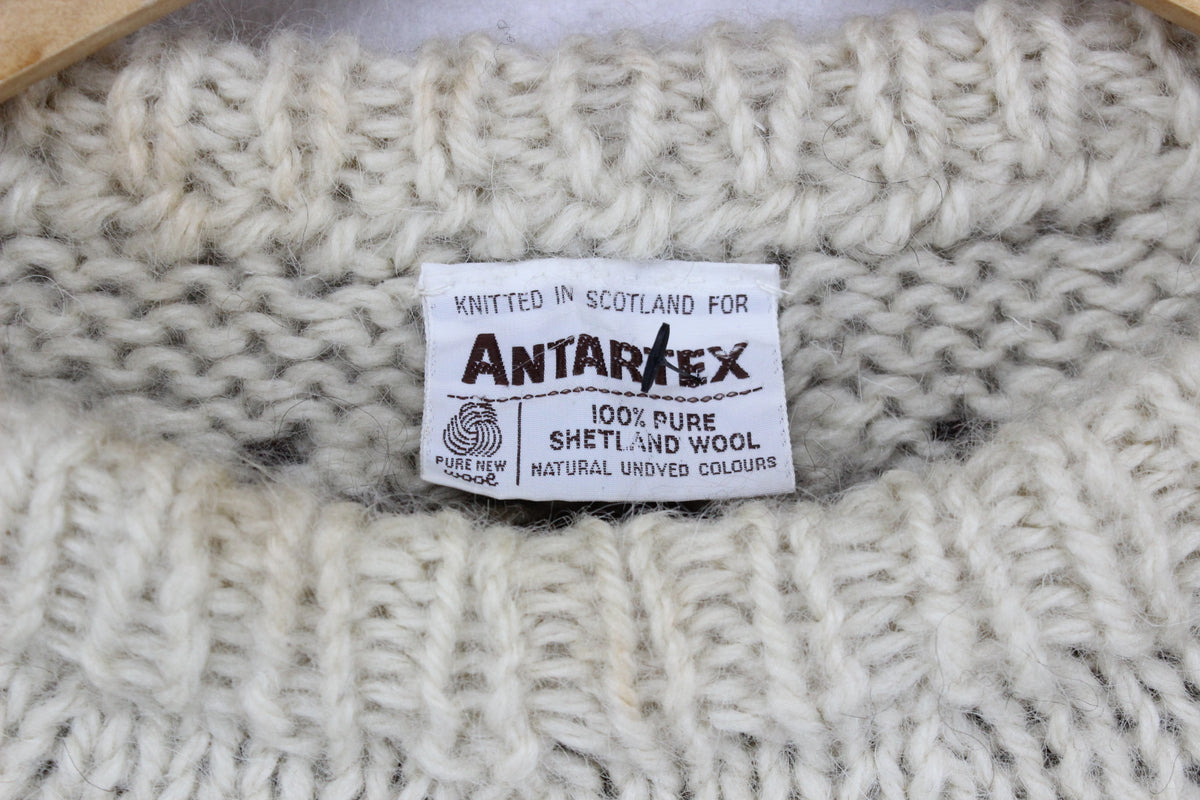 Mens Fair Isle Jumper Uk Made Shetland Wool