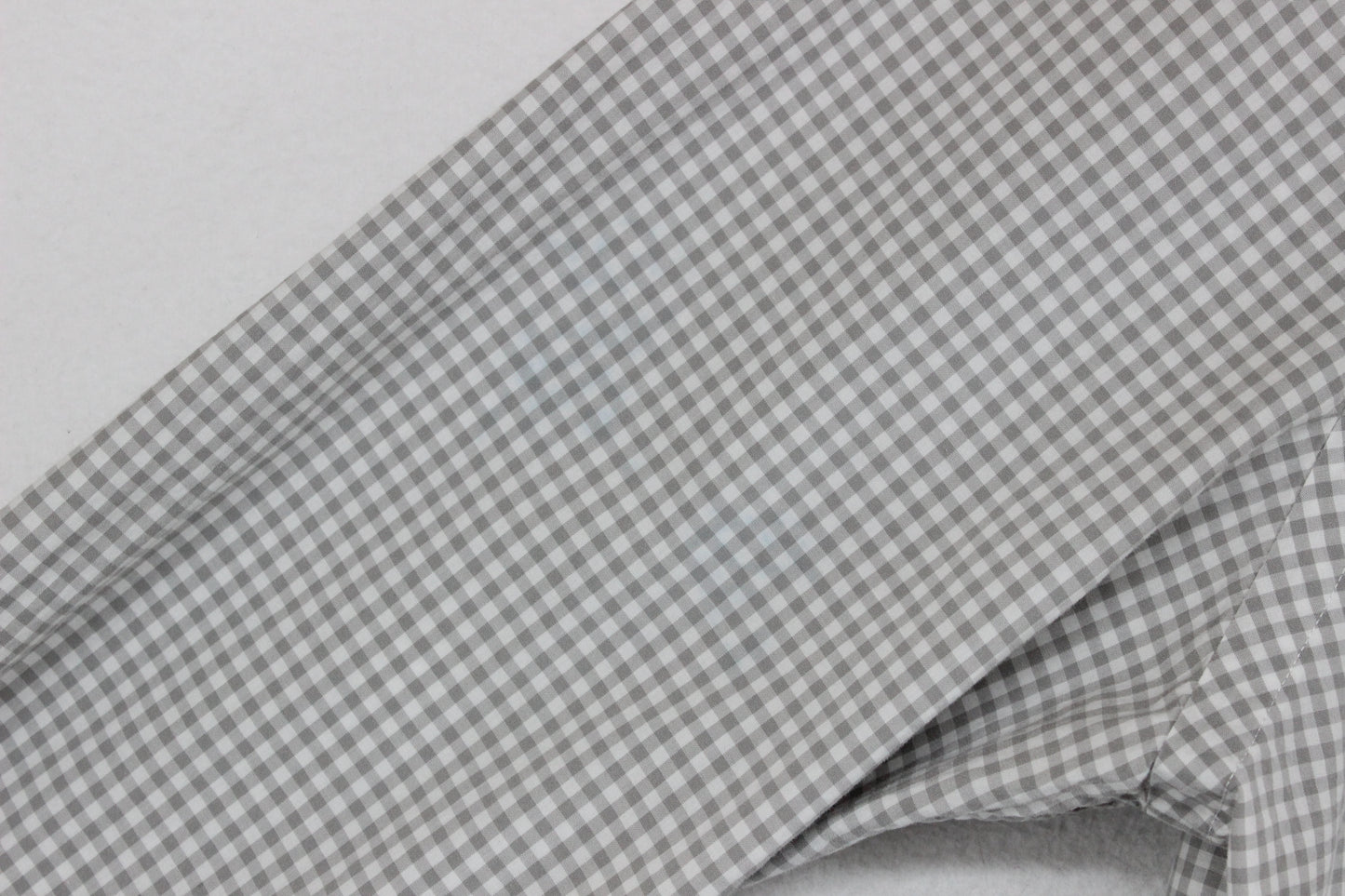 Mens Check Shirt Stretch Slim Fit Button Down