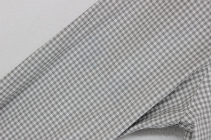 Mens Check Shirt Stretch Slim Fit Button Down