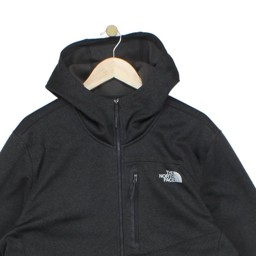 Mens Fleece Jacket Full Zip Outdoor Hooded