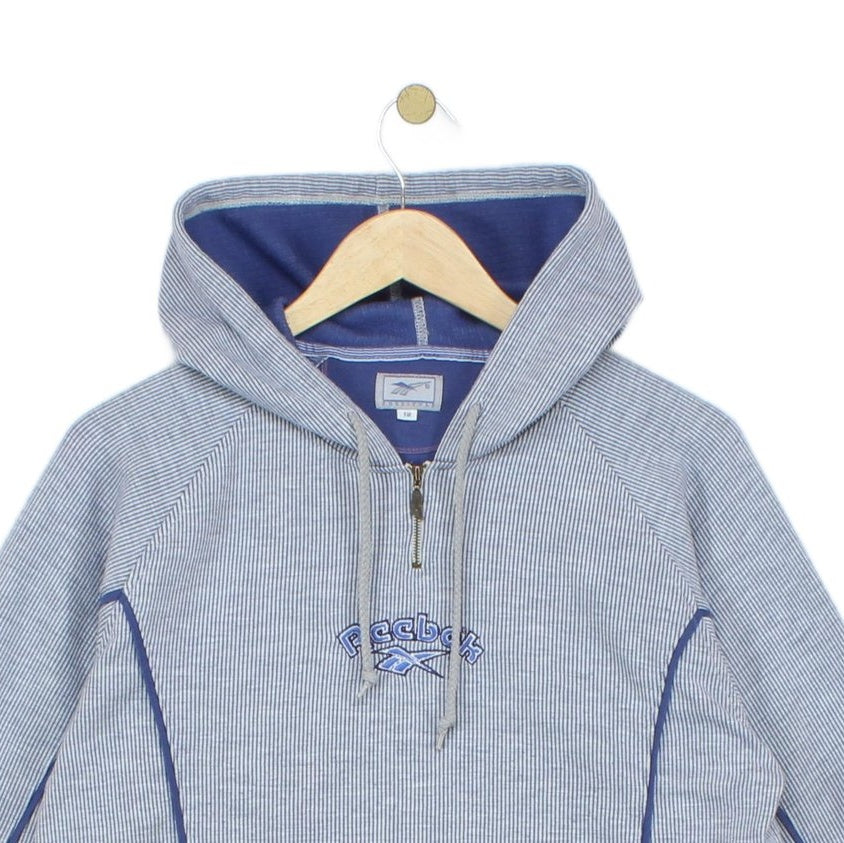 Womens Spell Out Hoodie Cropped Athletic 1/4 Zip