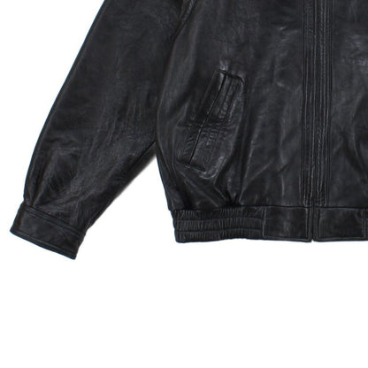 Mens Leather Jacket Full Zip Heavyweight