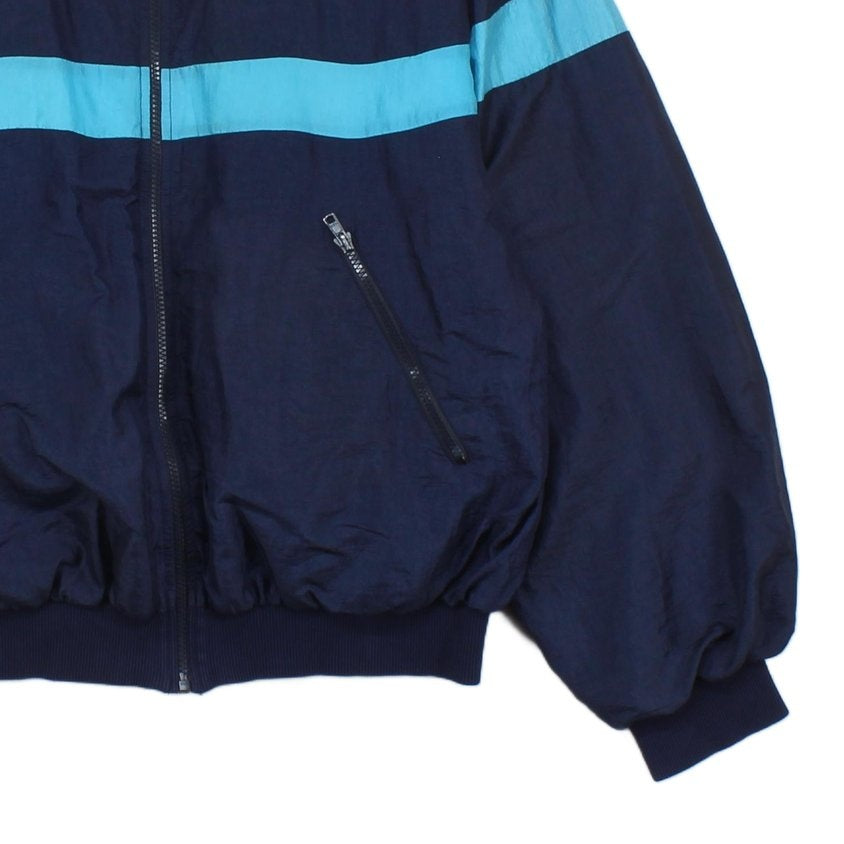 Mens Waxed Jacket Full Zip Colour Block
