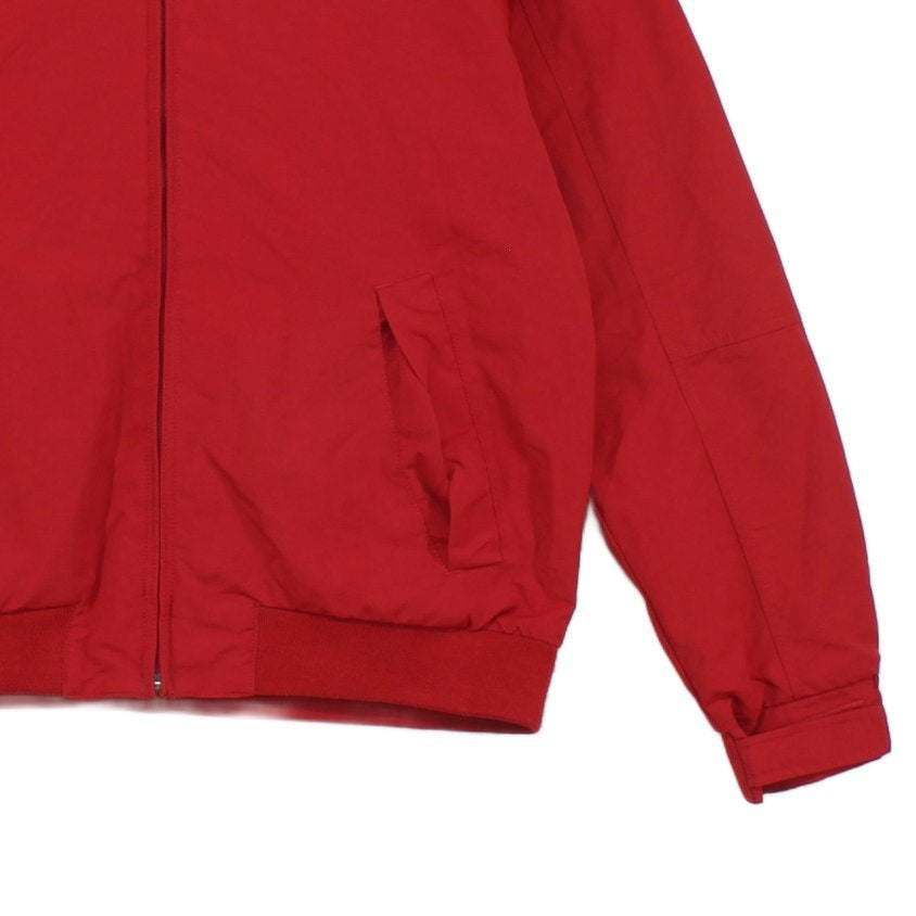 Mens Jacket Full Zip Logo Collar