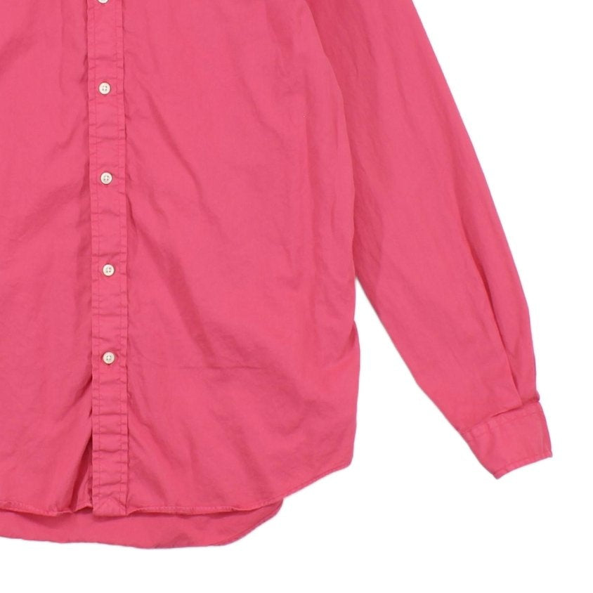 Mens Shirt Button Up Feather Weight Twill