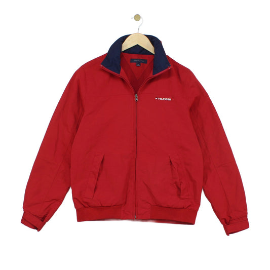 Mens Jacket Full Zip Logo Collar