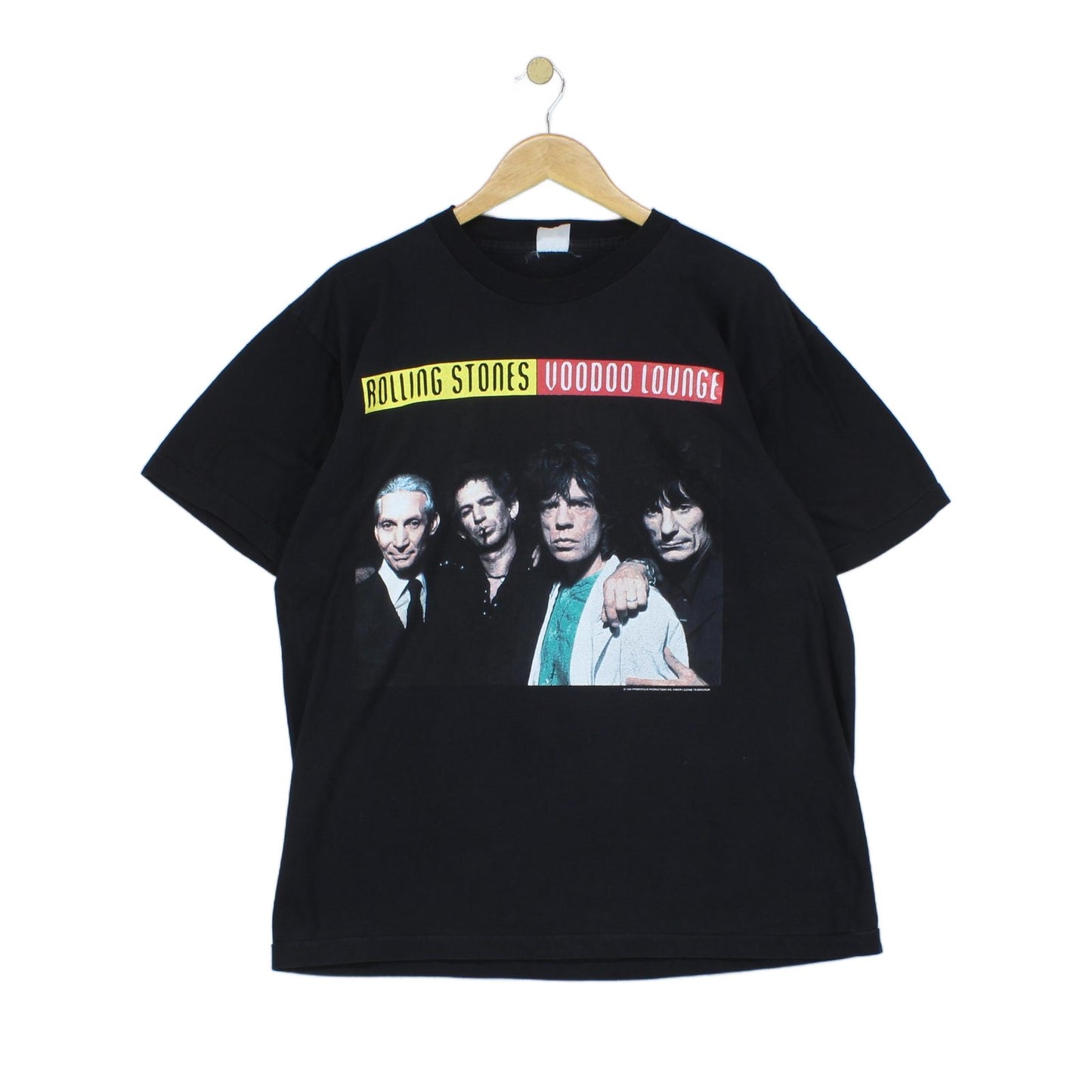 Mens Rolling Stones 1994 T Shirt Voodoo Lounge
