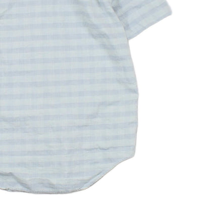 Mens Check Shirt Short Sleeve Casual Regular Fit