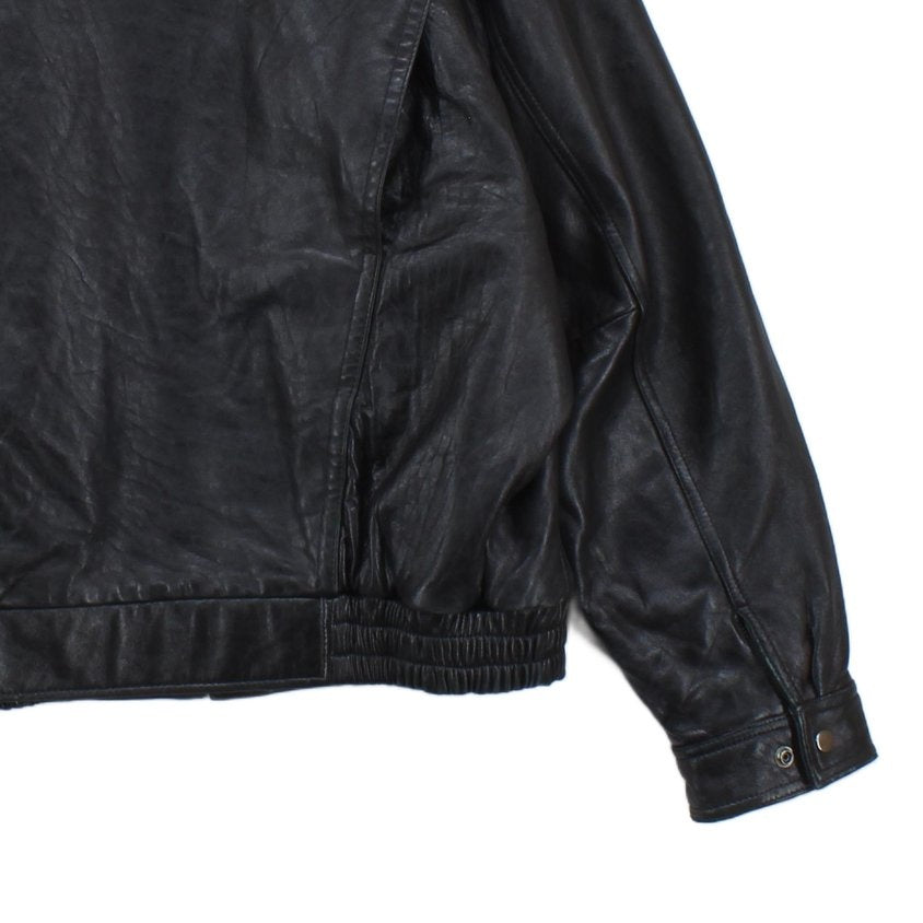 Mens Leather Jacket Full Zip Heavyweight
