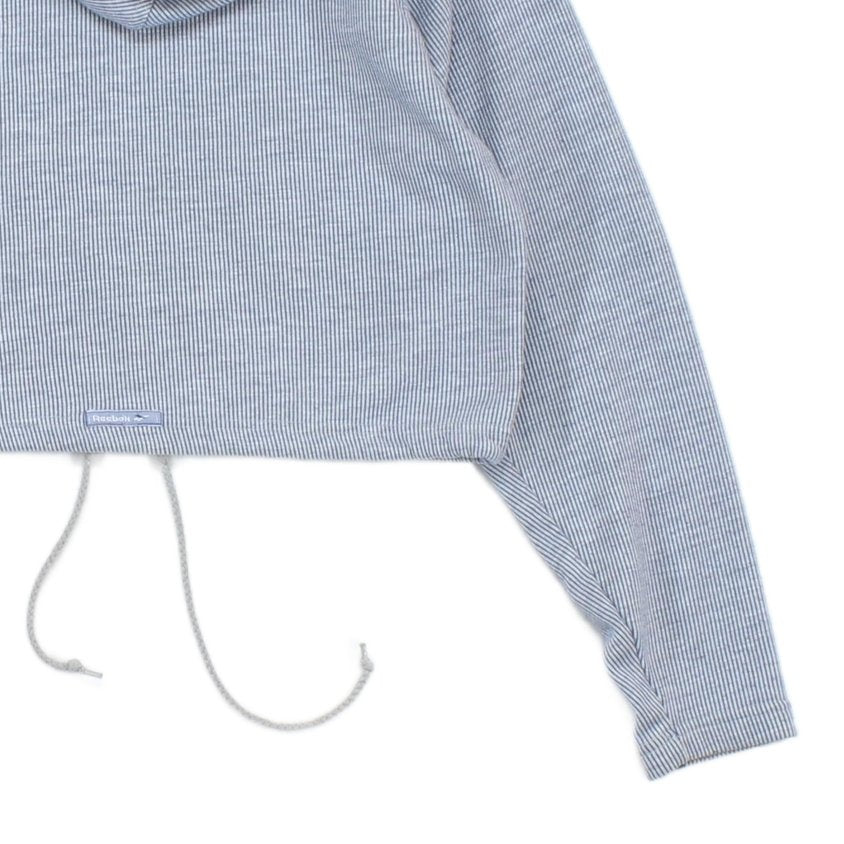 Womens Spell Out Hoodie Cropped Athletic 1/4 Zip