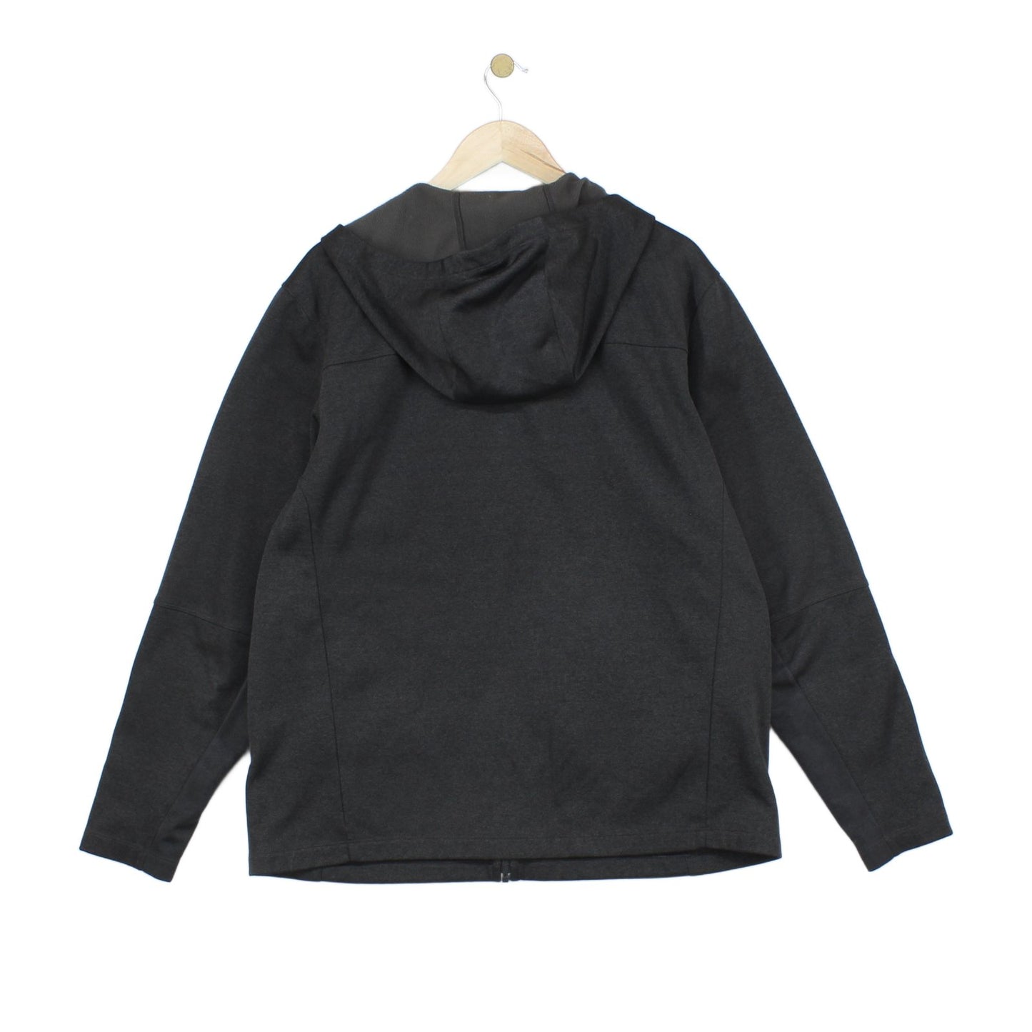 Mens Fleece Jacket Full Zip Outdoor Hooded