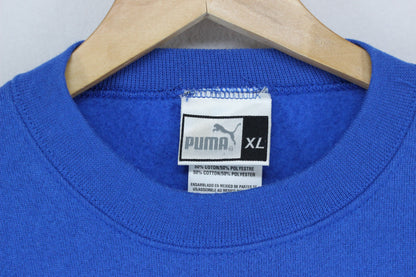 Mens Oversized Sweatshirt Embroidered Crew Neck