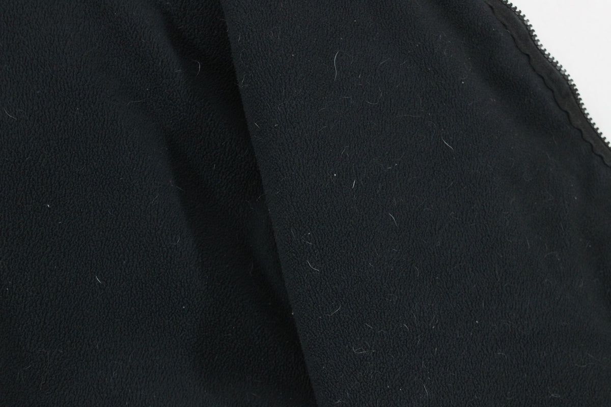 Mens Quilted Jacket Hooded Full Zip Logo Lined