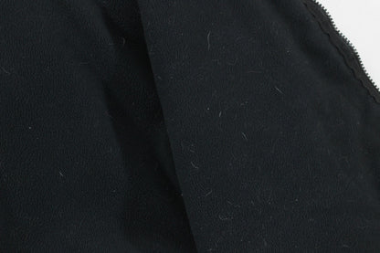 Mens Quilted Jacket Hooded Full Zip Logo Lined