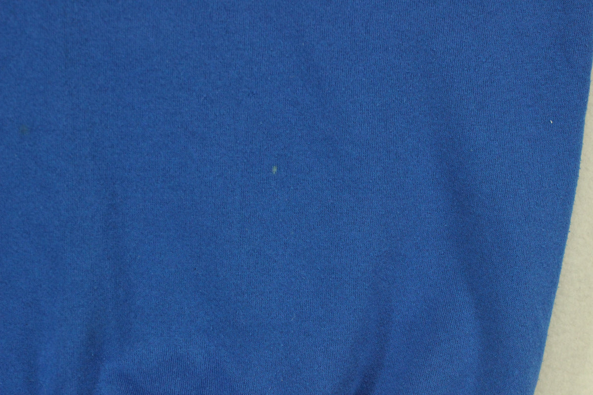 Mens Oversized Sweatshirt Embroidered Crew Neck