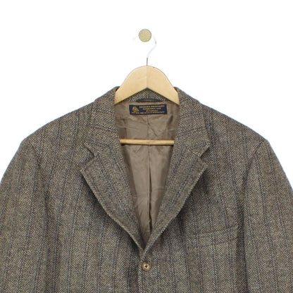 Mens Tweed Blazer Usa Made Classic Wool