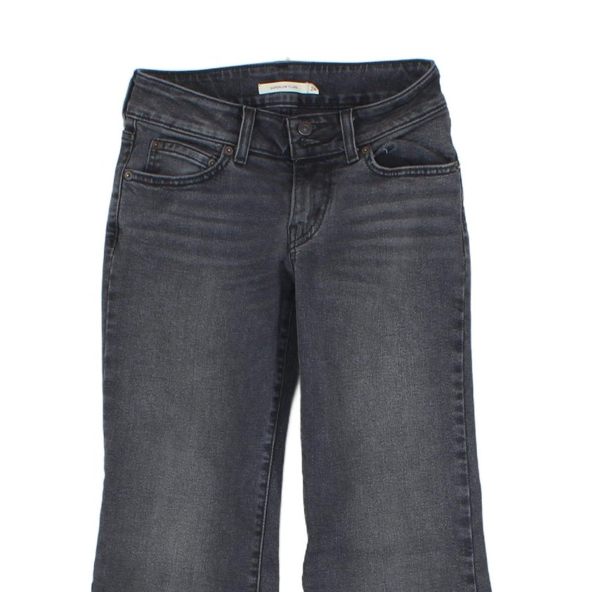 Womens Superlow Flare Jeans Low Rise