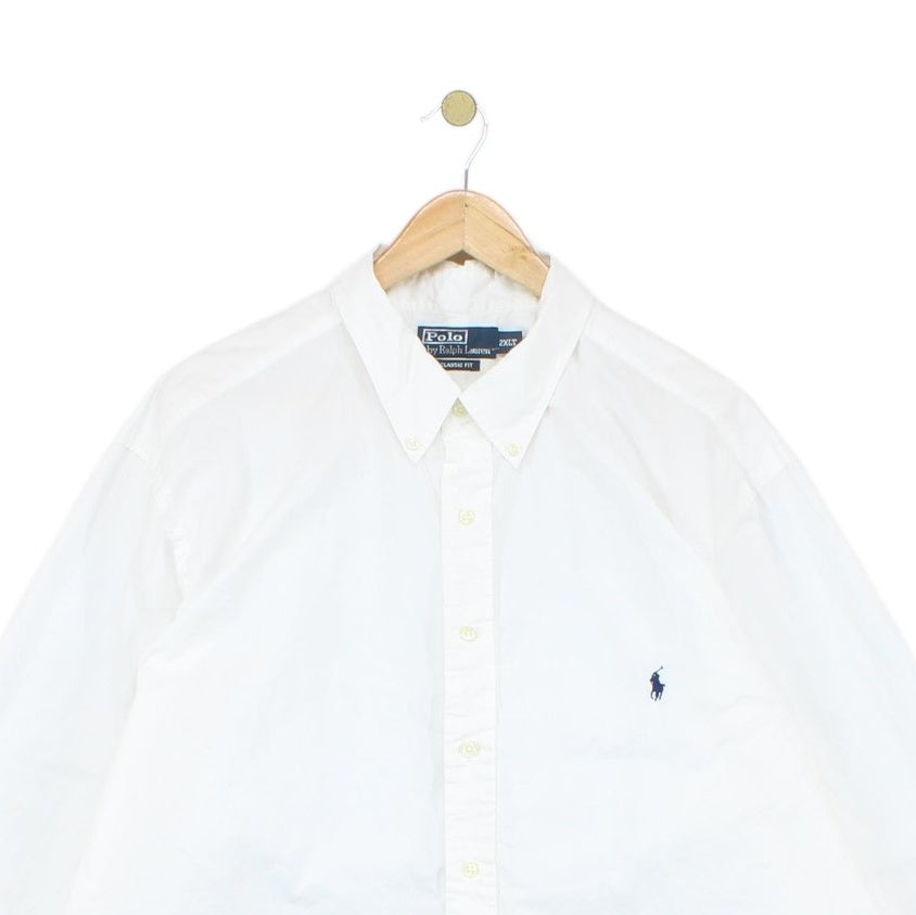 Mens Shirt Classic Fit Long Sleeve Button Down