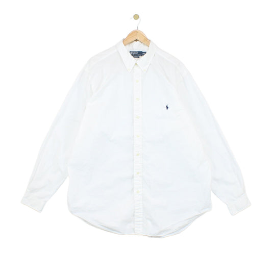 Mens Shirt Classic Fit Long Sleeve Button Down