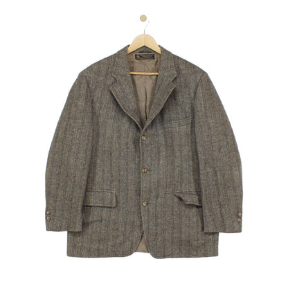 Mens Tweed Blazer Usa Made Classic Wool