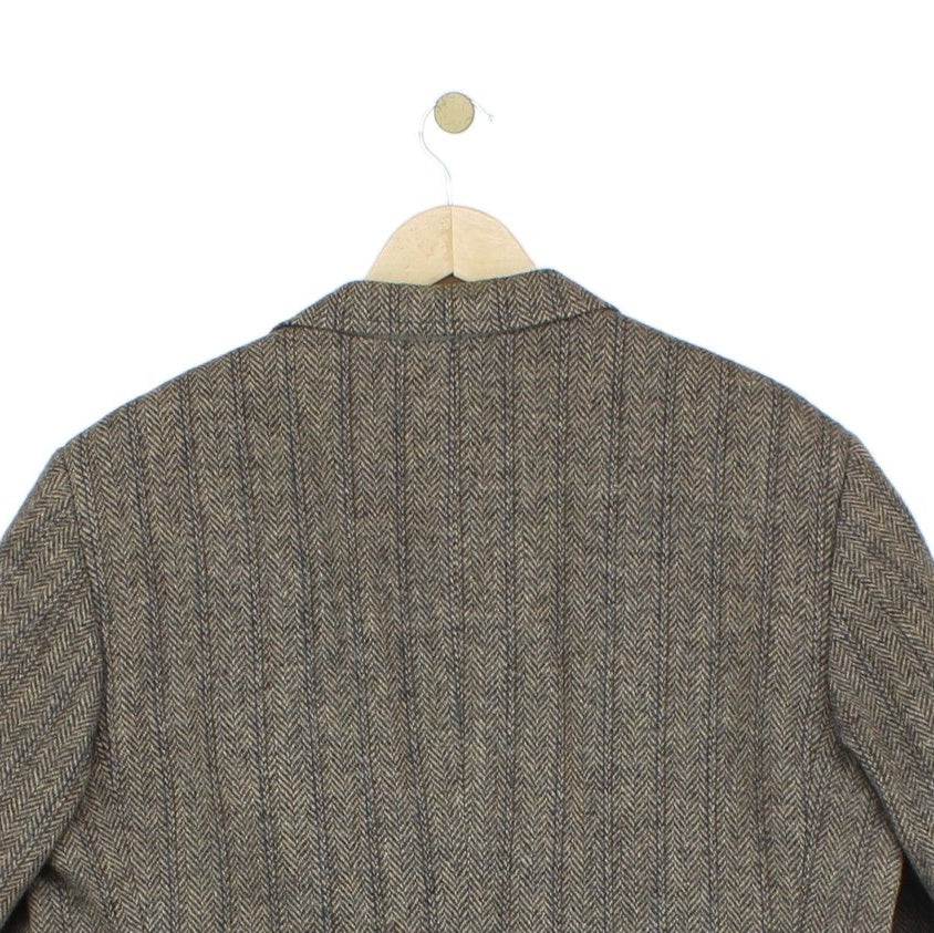 Mens Tweed Blazer Usa Made Classic Wool