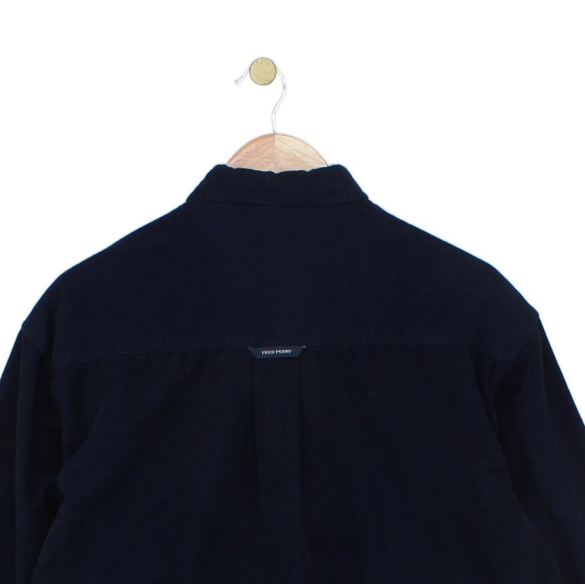 Mens Corduroy Shirt Button Up Long Sleeve