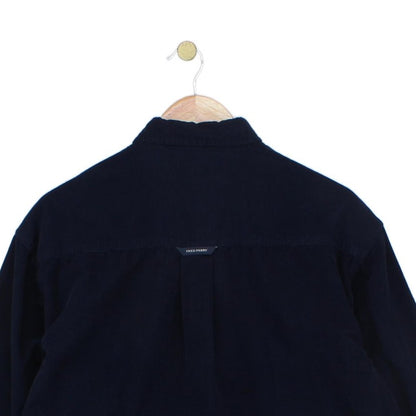 Mens Corduroy Shirt Button Up Long Sleeve