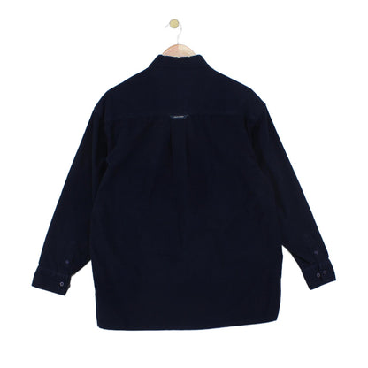 Mens Corduroy Shirt Button Up Long Sleeve