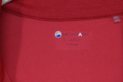 Mens 1/4 Zip T Shirt Active Hiking Base Layer