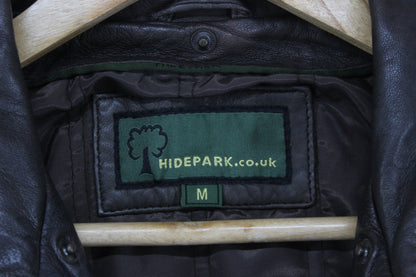 Womens Leather Jacket Full Zip Belted Outerwear