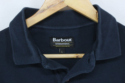 Mens Polo Shirt Classic Long Sleeve