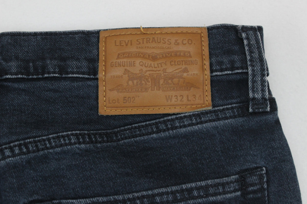 Mens 502 Jeans Regular Tapered Stretch Denim