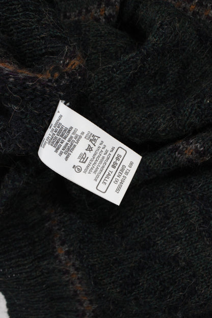 Mens Fair Isle Jumper Uk Made Wool Blend