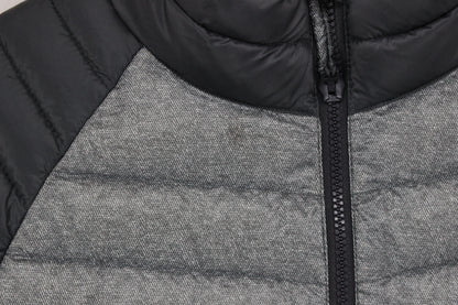 Mens Quilted Jacket Outdoor Down Filled
