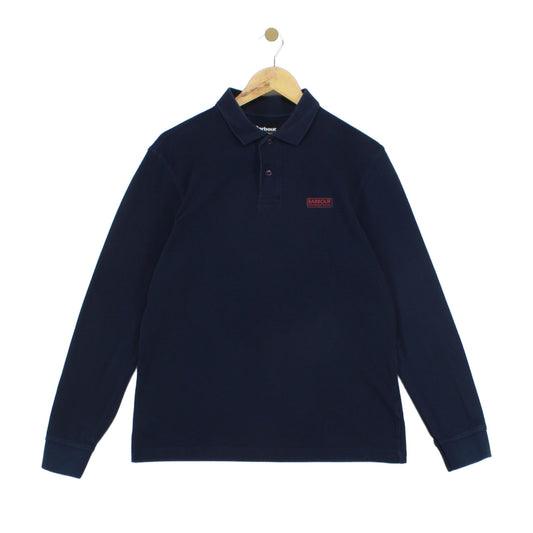 Mens Polo Shirt Classic Long Sleeve