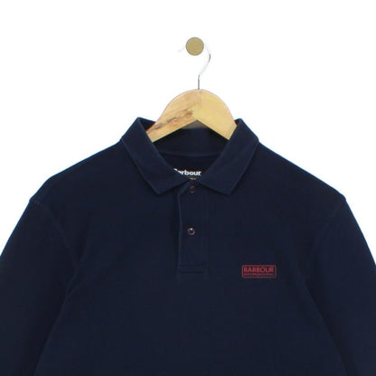 Mens Polo Shirt Classic Long Sleeve