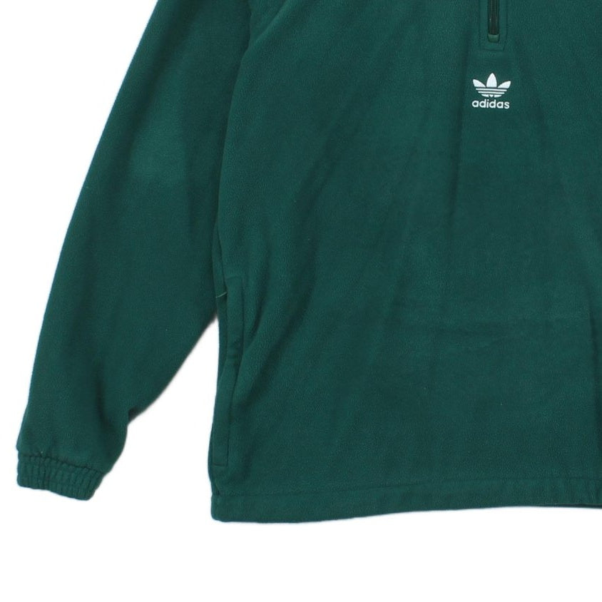 Mens 1/4 Zip Fleece Trefoil Logo
