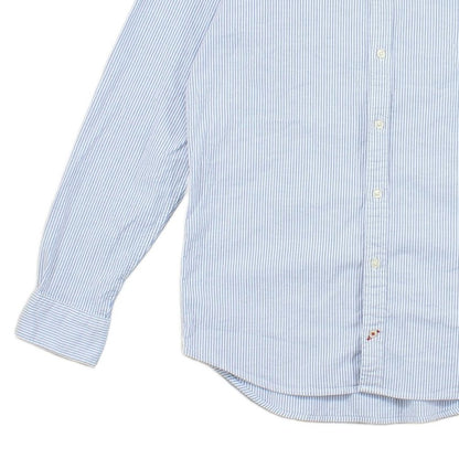 Mens Striped Shirt Slim Fit Stretch