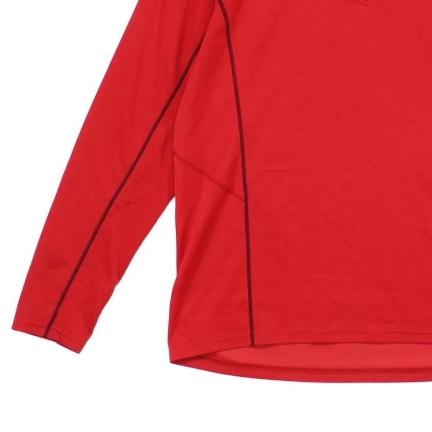 Mens 1/4 Zip T Shirt Active Hiking Base Layer