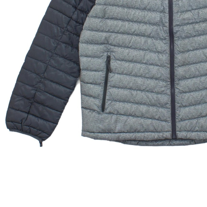 Mens Quilted Jacket Outdoor Down Filled
