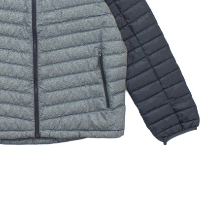 Mens Quilted Jacket Outdoor Down Filled