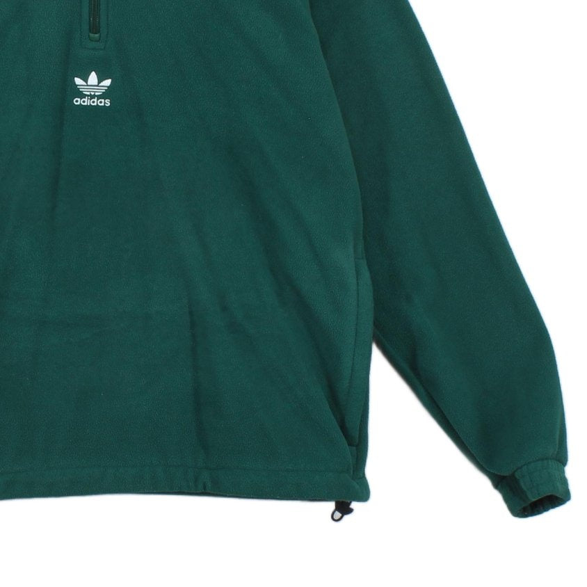 Mens 1/4 Zip Fleece Trefoil Logo