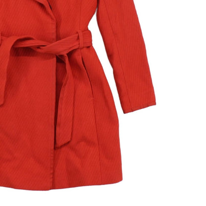 Womens Overcoat Belted Wool Blend