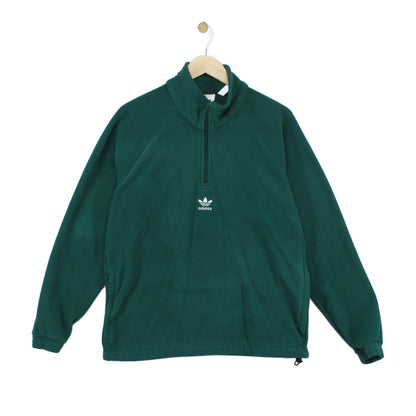Mens 1/4 Zip Fleece Trefoil Logo