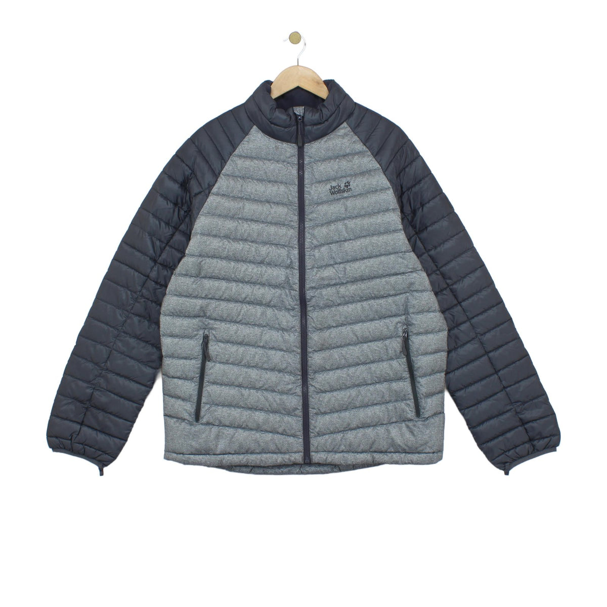 Mens Quilted Jacket Outdoor Down Filled