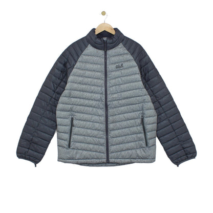 Mens Quilted Jacket Outdoor Down Filled